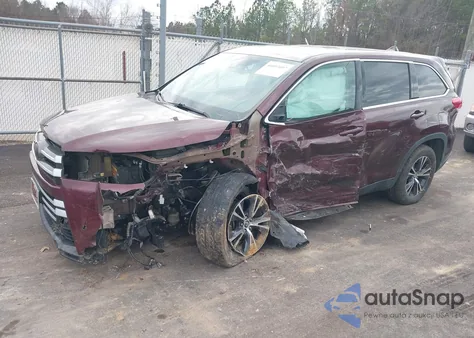 2019 Toyota Highlander Le Plus from USA, damaged, VIN 5TDZZRFH5KS325662